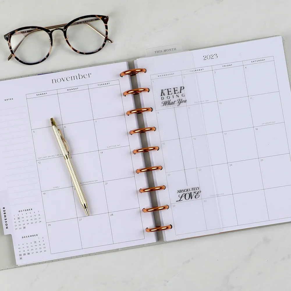 Happy Planner Work Life marque-pages Classic crantés lot 3