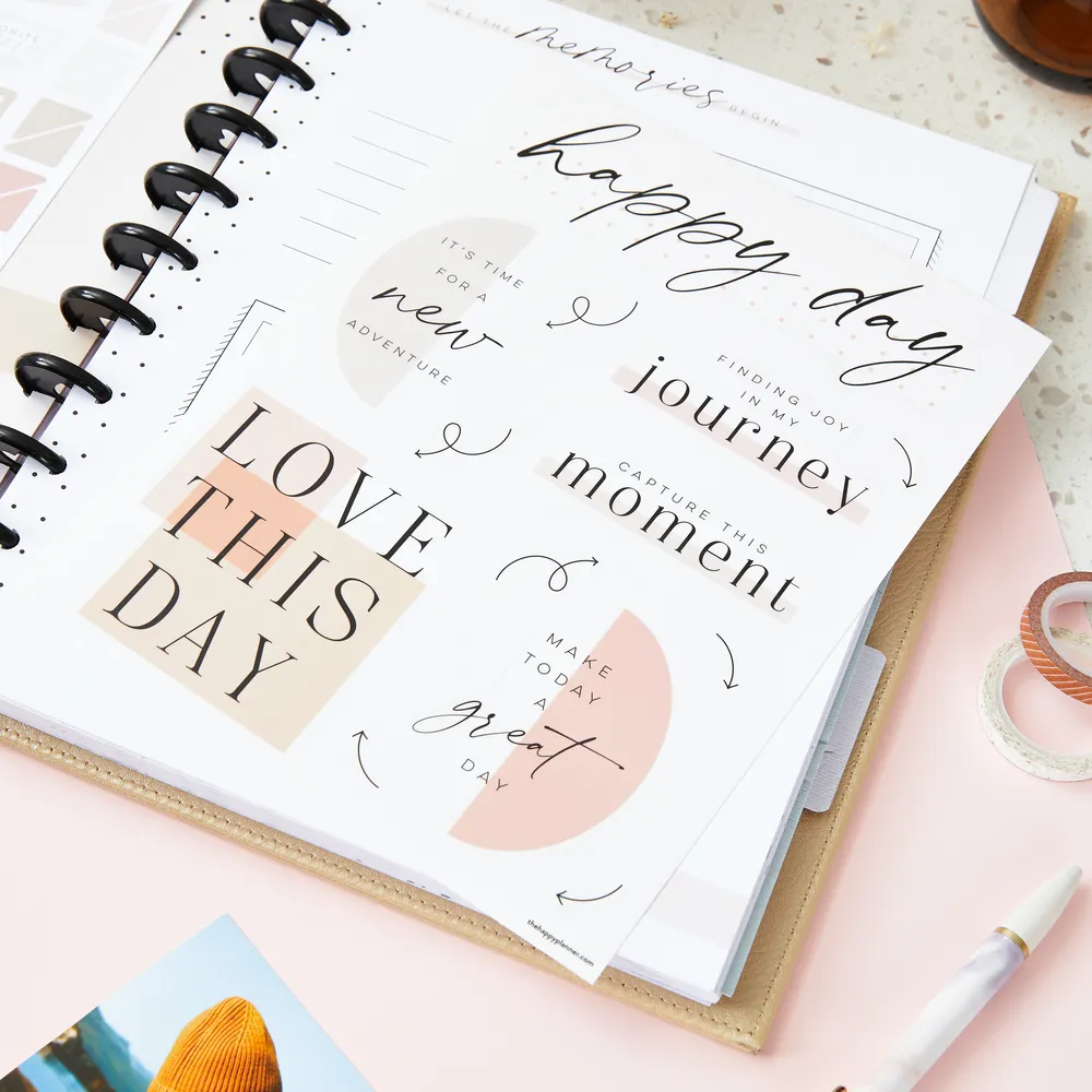 Happy Memory Keeping Love This Moment recharge Big journal