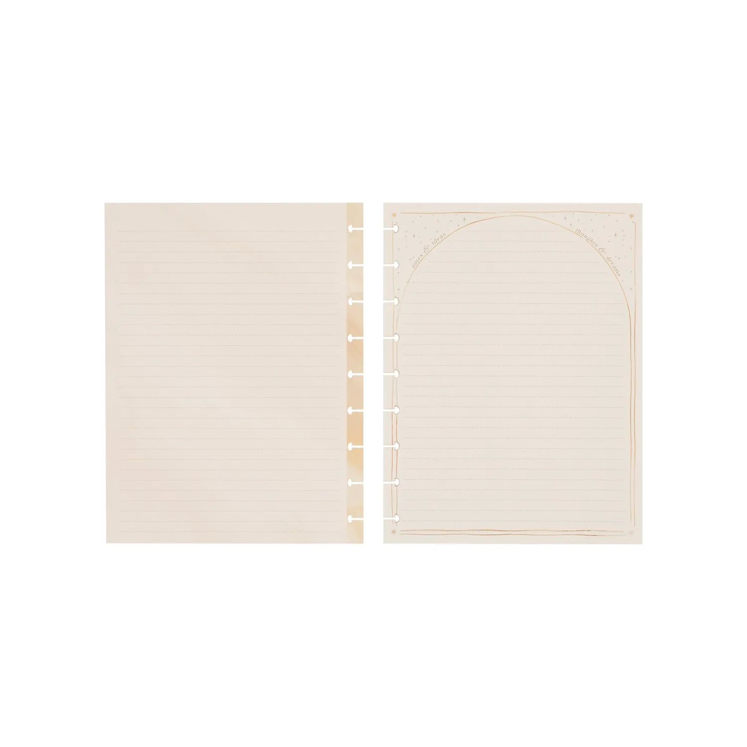 Happy Planner Modern Balance papier ligné pointillé Classic