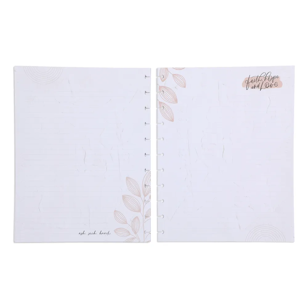 Happy Planner Faith Mood recharge papier ligné pointillé 40 feuilles