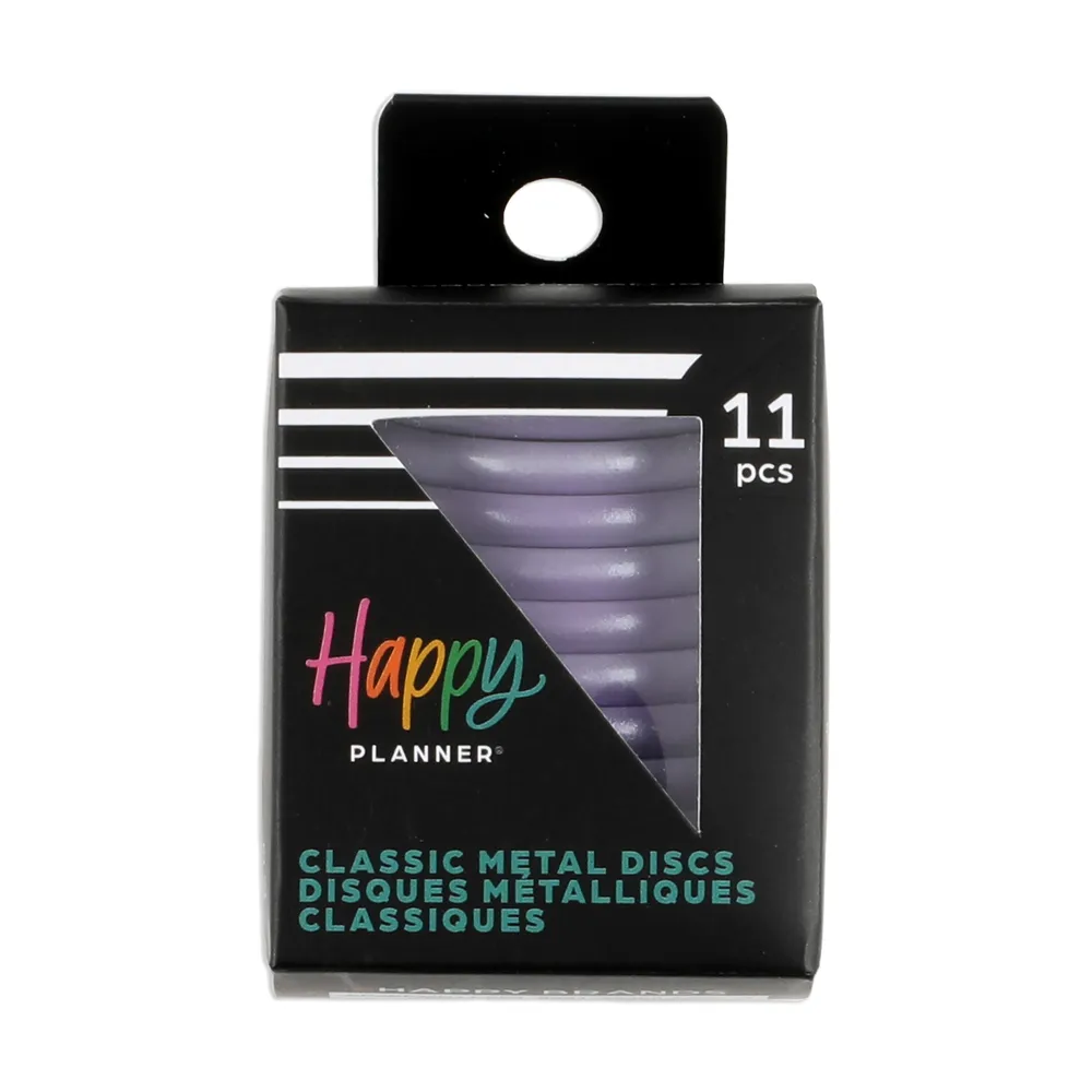 Happy Planner Pearl Powder Wisteria disques métal Medium