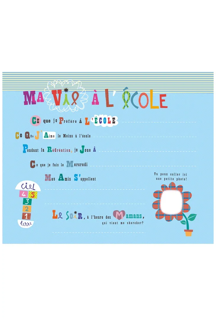 Frigobloc Mon album photos de classe maternelle au lycée