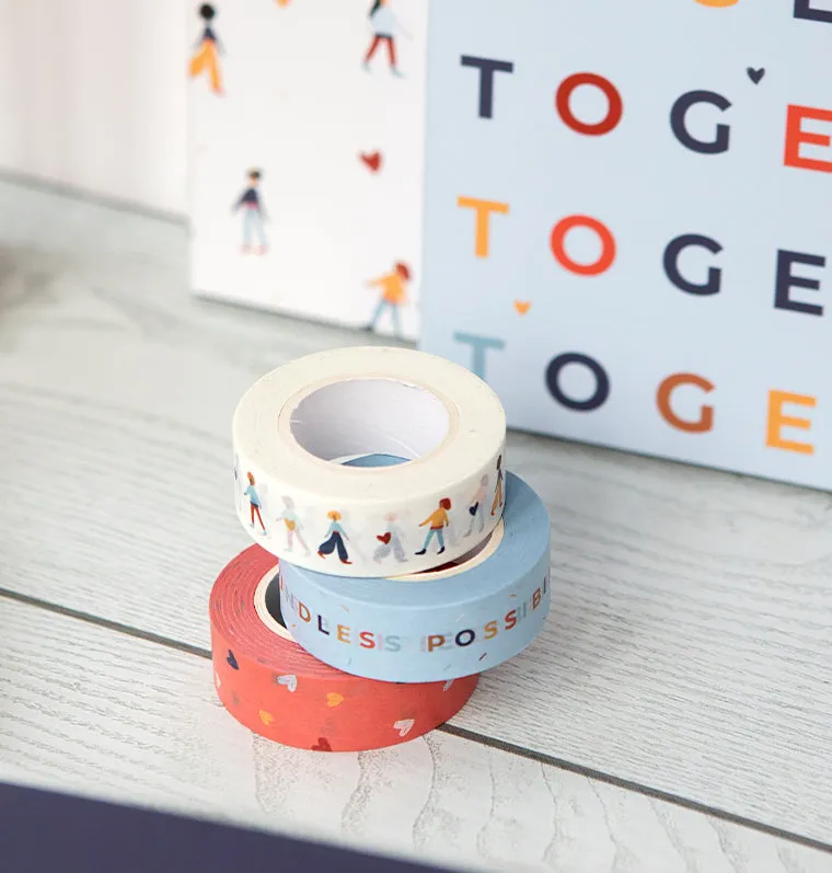 Filofax Together washi tape décoratif 3 rouleaux