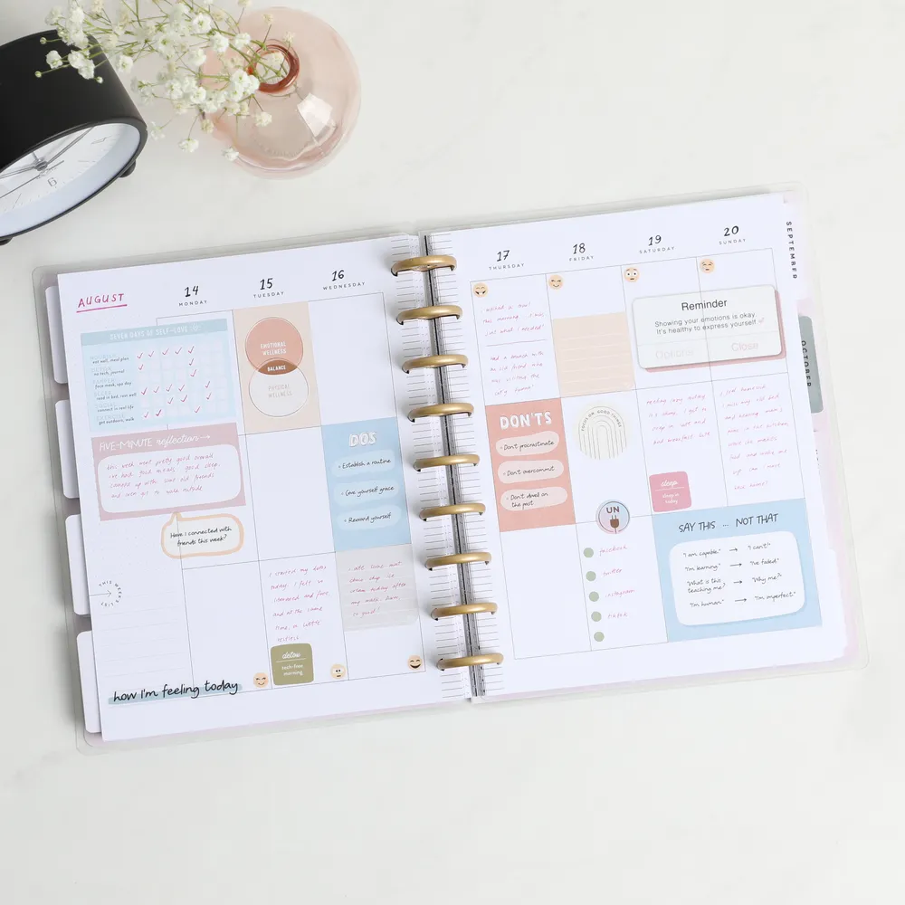 Happy Planner New Beginnings agenda Classic vertical non daté