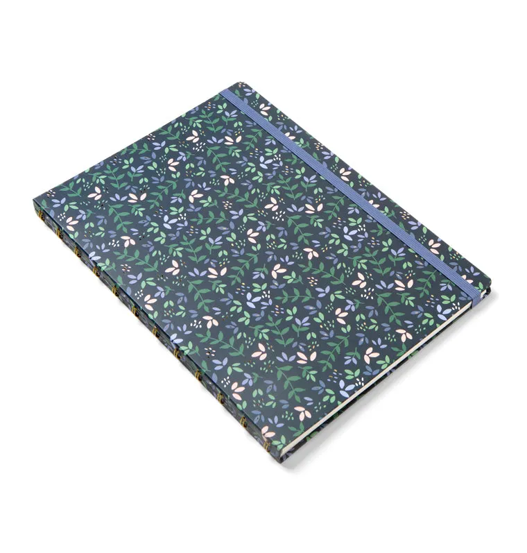 Filofax Garden carnet A4 Dusk rechargeable ligné