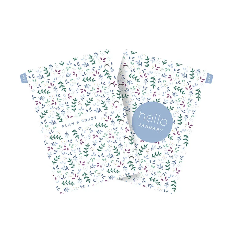 Filofax Garden recharge hebdo Pocket 2027 florale
