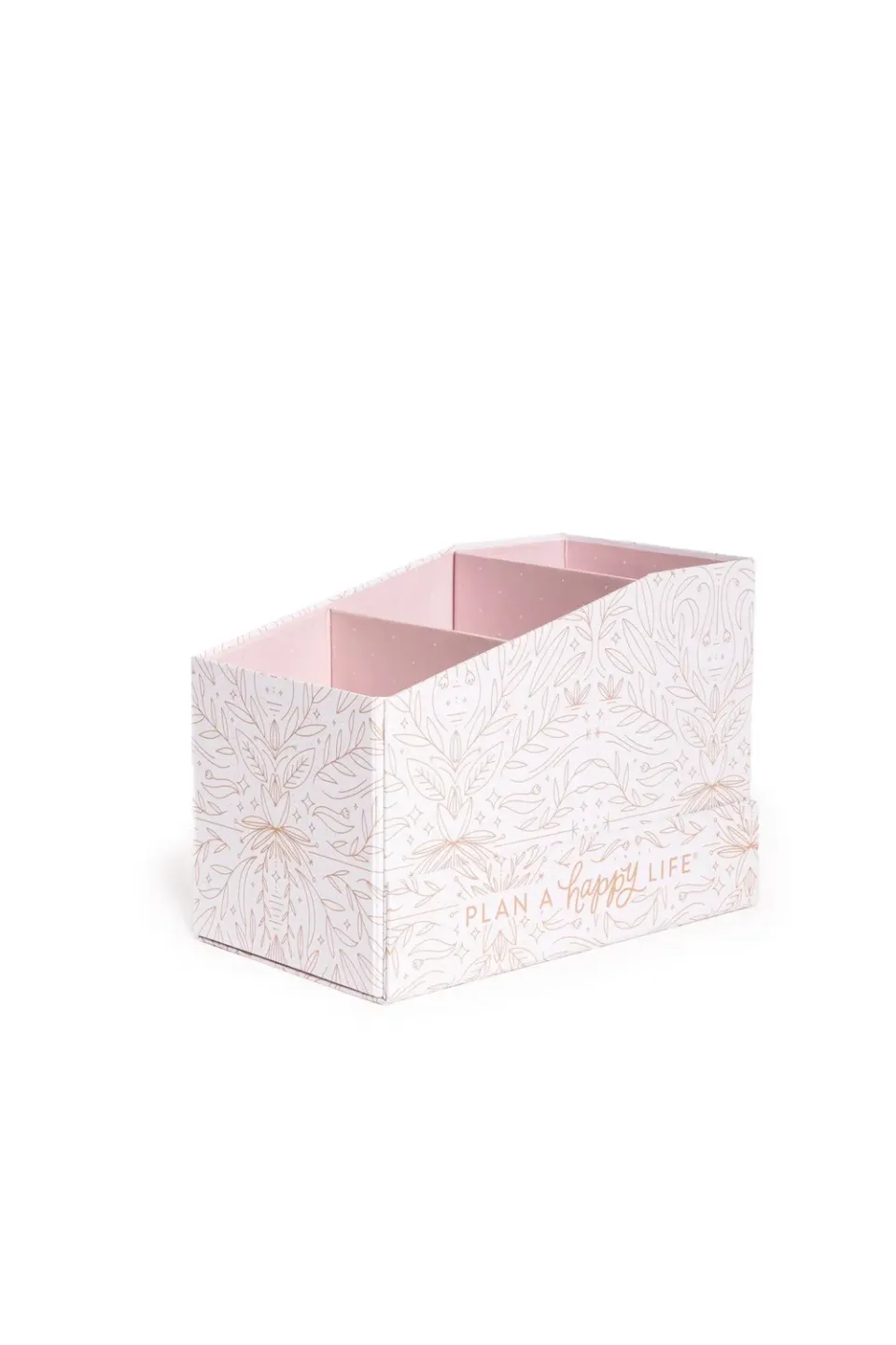 Happy Planner Neutral Florals boite rangement 21 livres