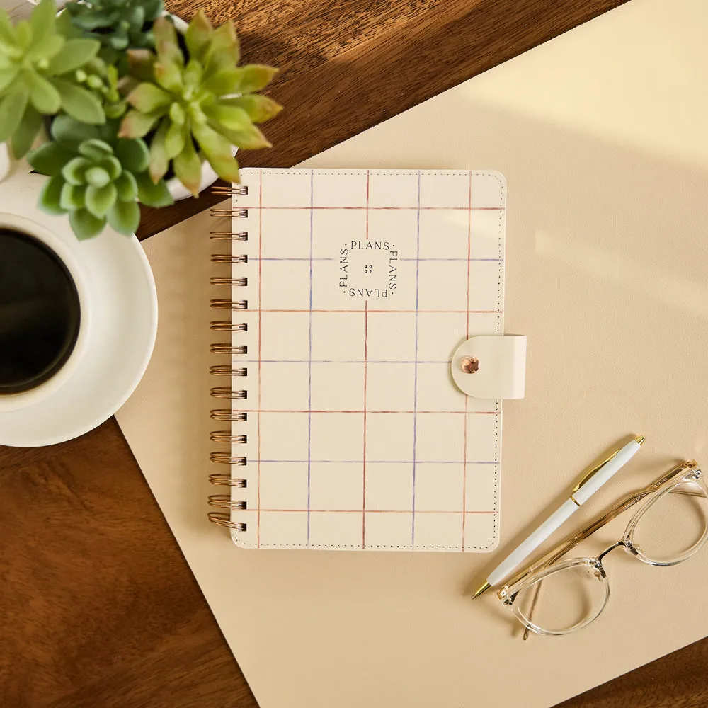 Happy Planner Citrine 2027 Soft Plaid agenda A5 pro 12 mois