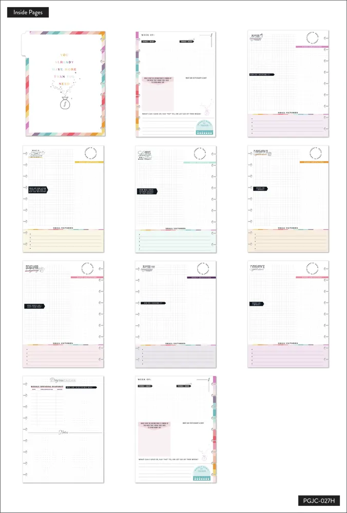 Happy Planner Save Now Spend Later carnet budget Classic 80 feuilles