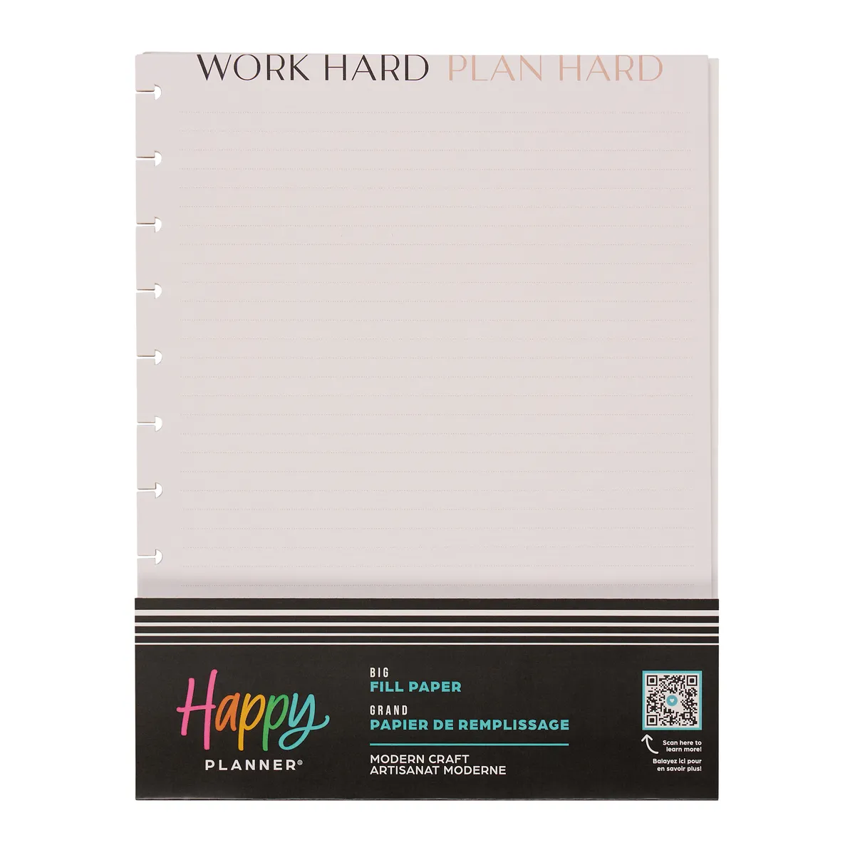 Happy Planner Modern Craft papier recharge Big pointillé 40 feuilles