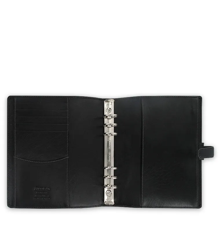 Filofax Holborn organiseur A5 noir cuir de veau