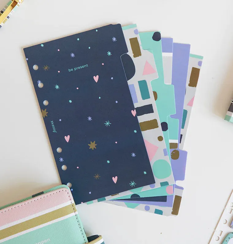 Filofax Good Vibes Personal intercalaires x6 plastique