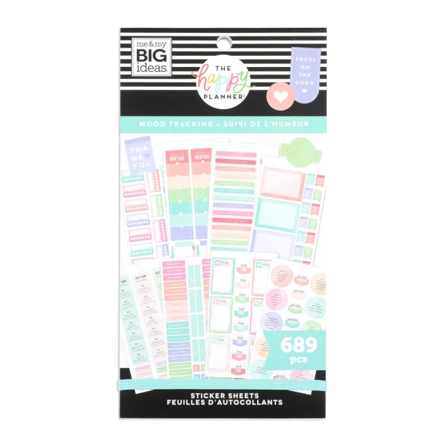 Happy Planner Mood Tracker stickers santé mentale 689 stickers