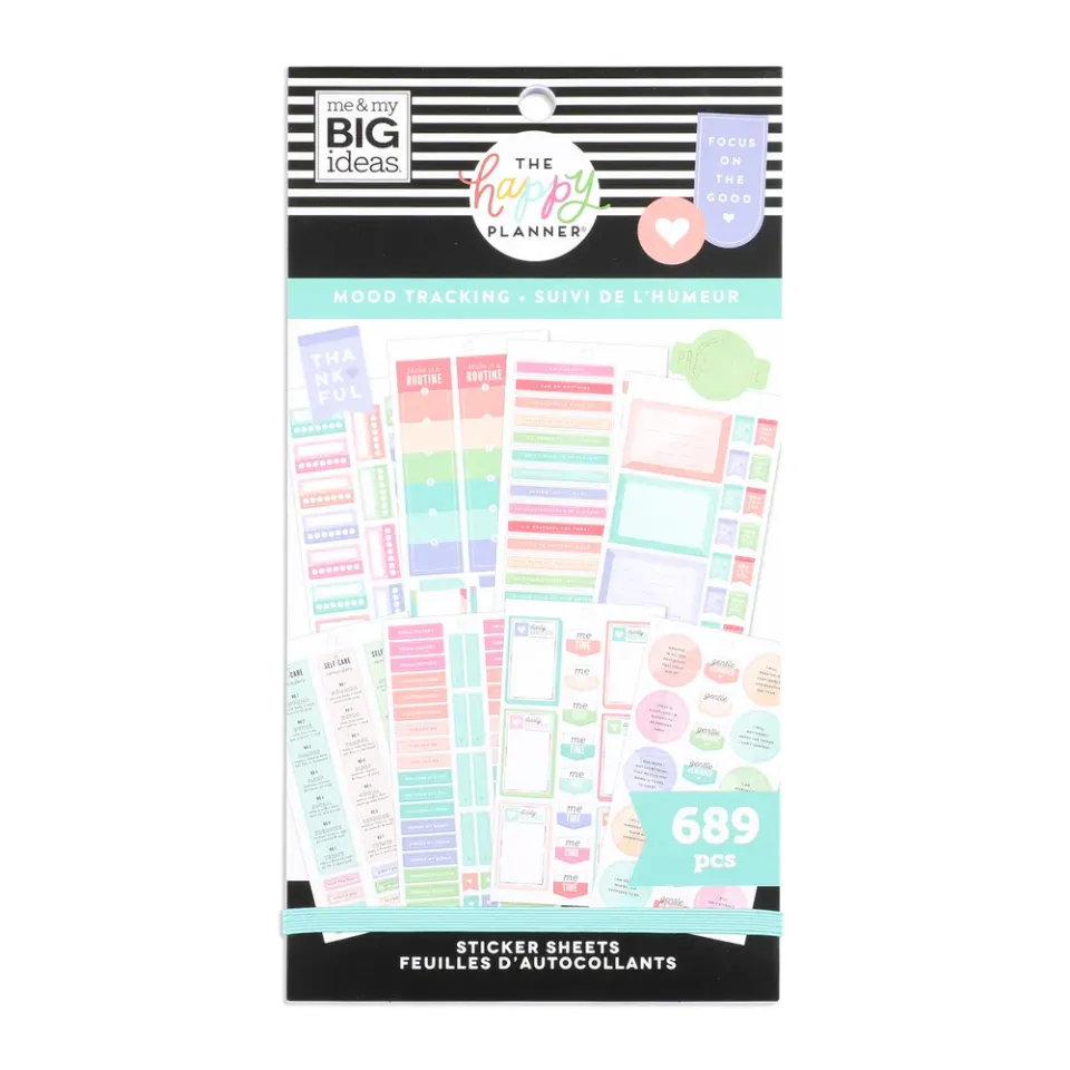 Happy Planner Mood Tracker stickers santé mentale 689 stickers