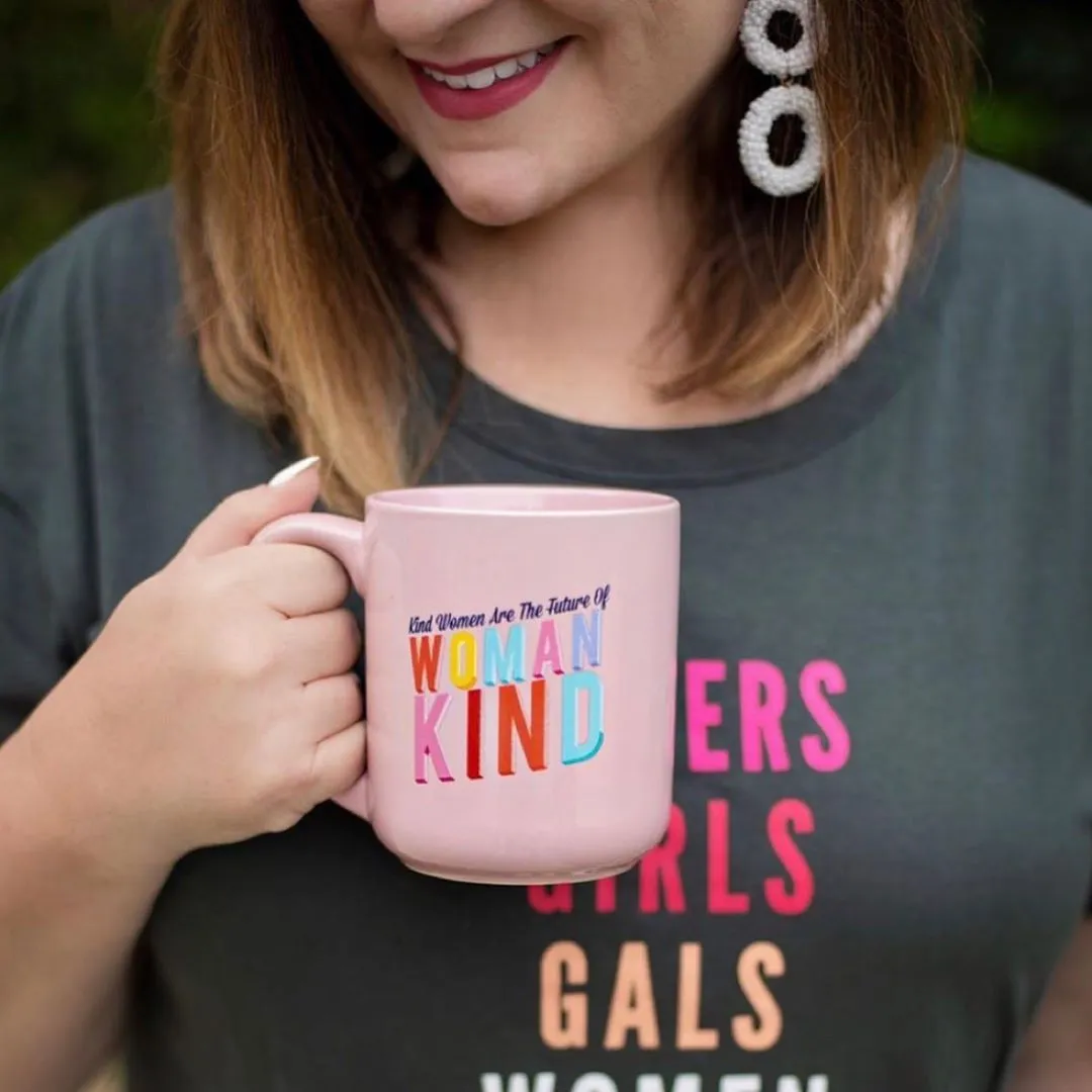Me & my big ideas Womankind mug tasse message