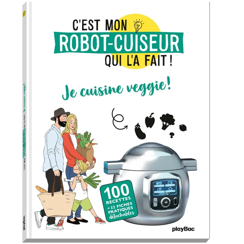 C'est mon robot cuiseur qui l'a fait Végétariens livre Cookeo