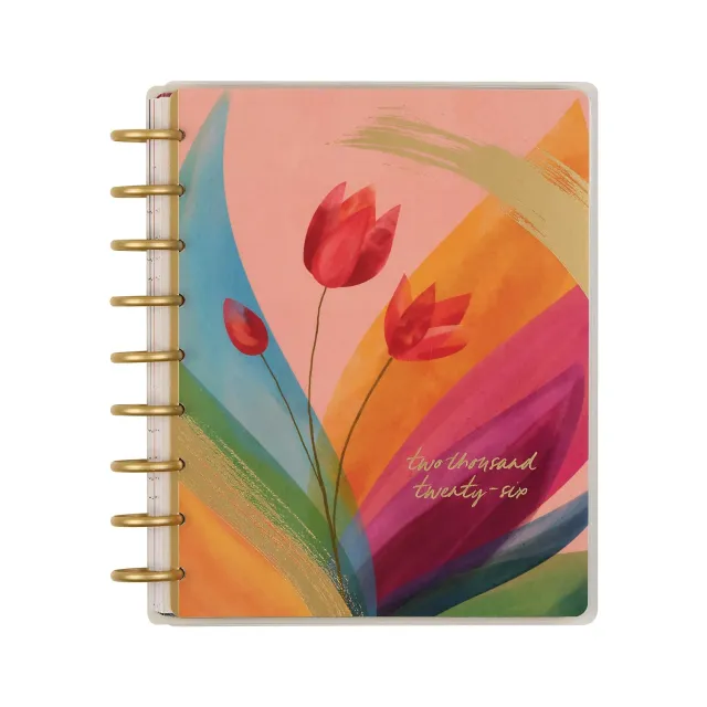 Me & my big ideas Happy Planner Floral Energy 2026 agenda Classic colorblock
