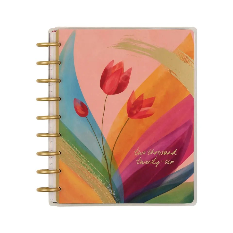 Me & my big ideas Happy Planner Floral Energy 2026 agenda Classic colorblock