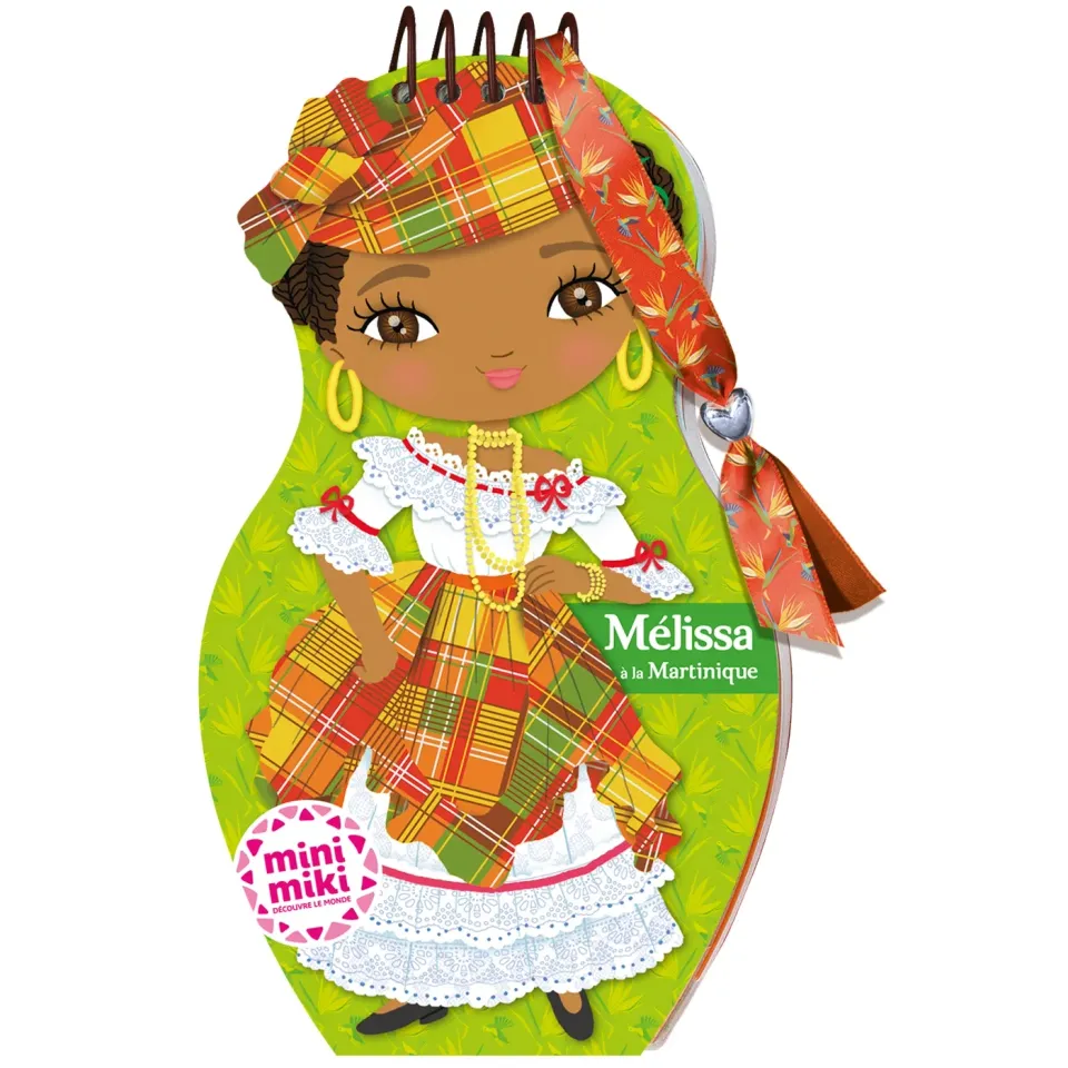 Minimiki Mélissa en Martinique carnet créatif stickers