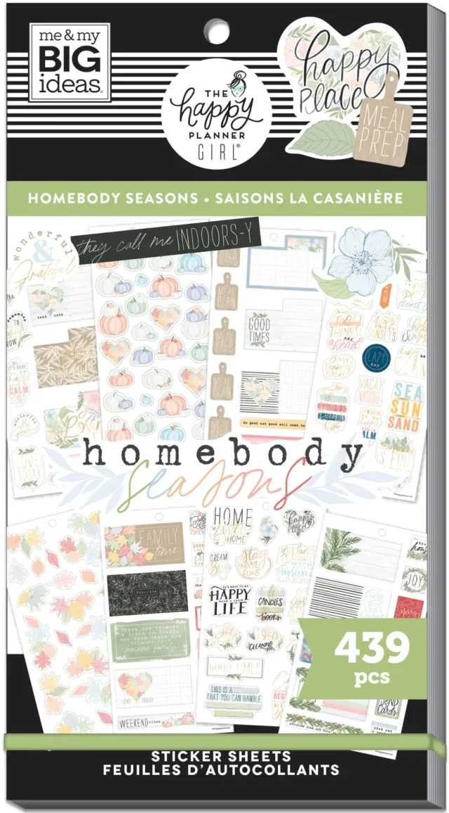Happy Planner Homebody Seasonal stickers 439 cocooning