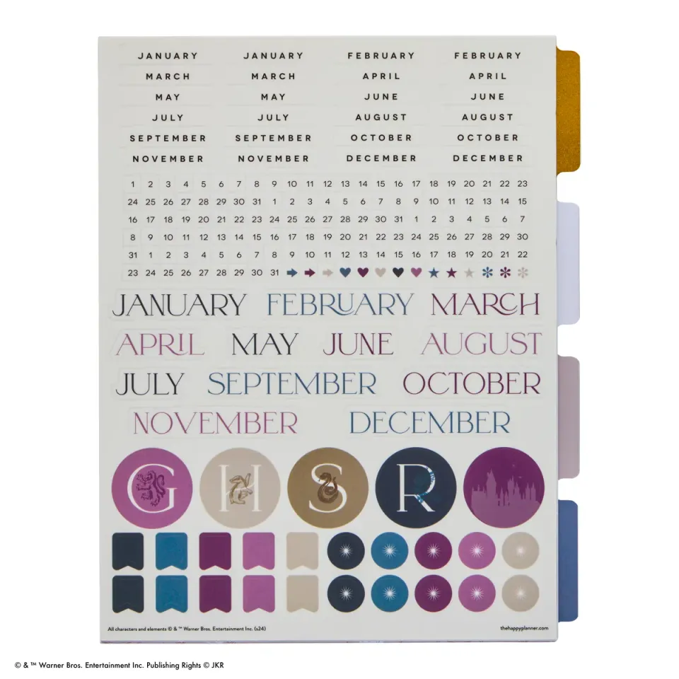Me & my big ideas Happy Planner Harry Potter extension 4 mois Classic
