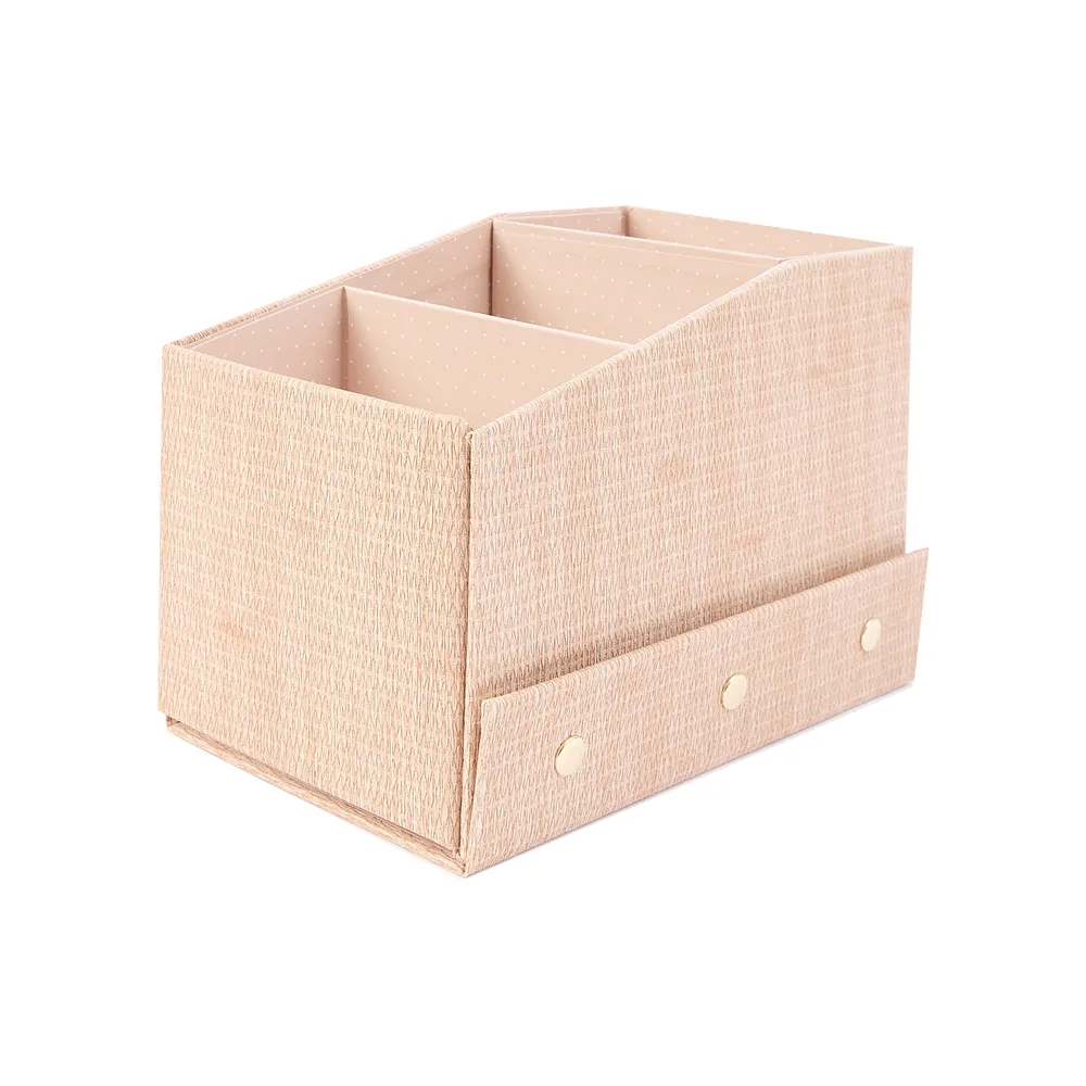 Happy Planner Woven Tan kit rangement 3 boîtes beige tissé