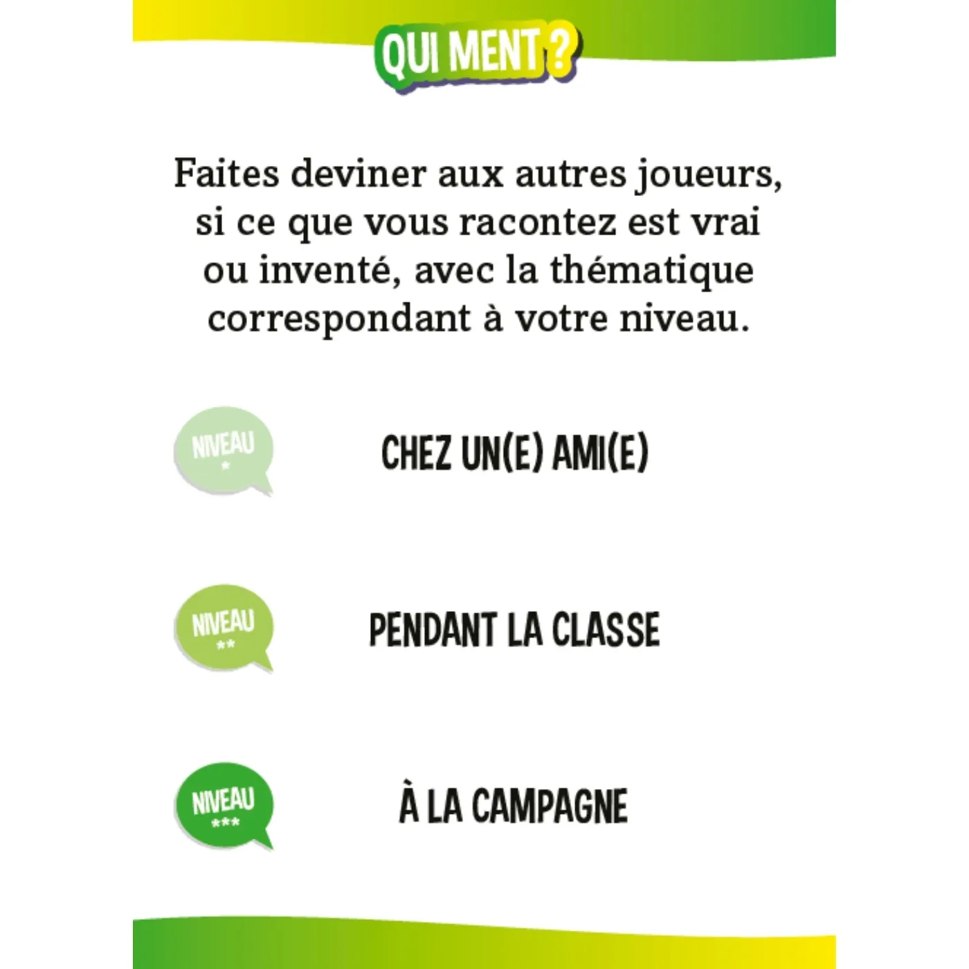 Incollables Enfants vs Parents Rires et Délires boîte quiz 500