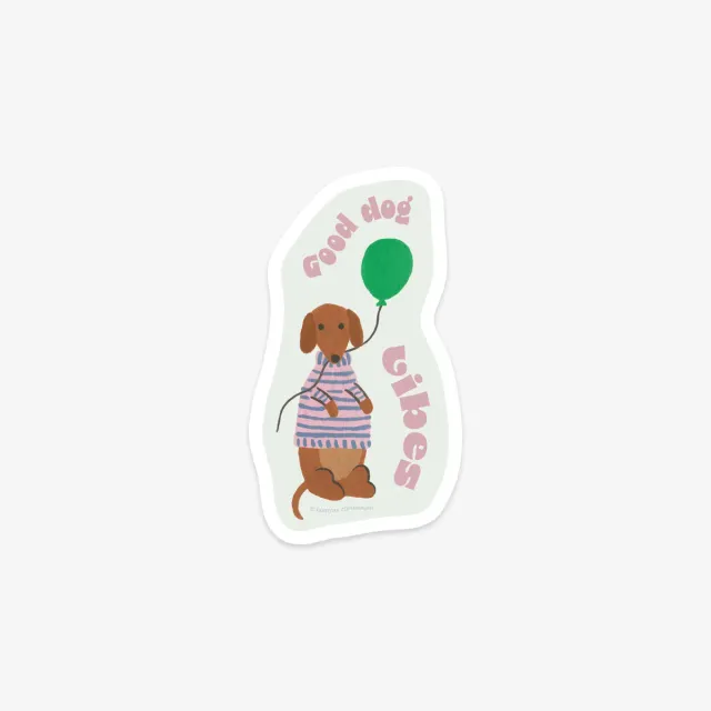 Kartotek Good Dog sticker vinyle mat résistant