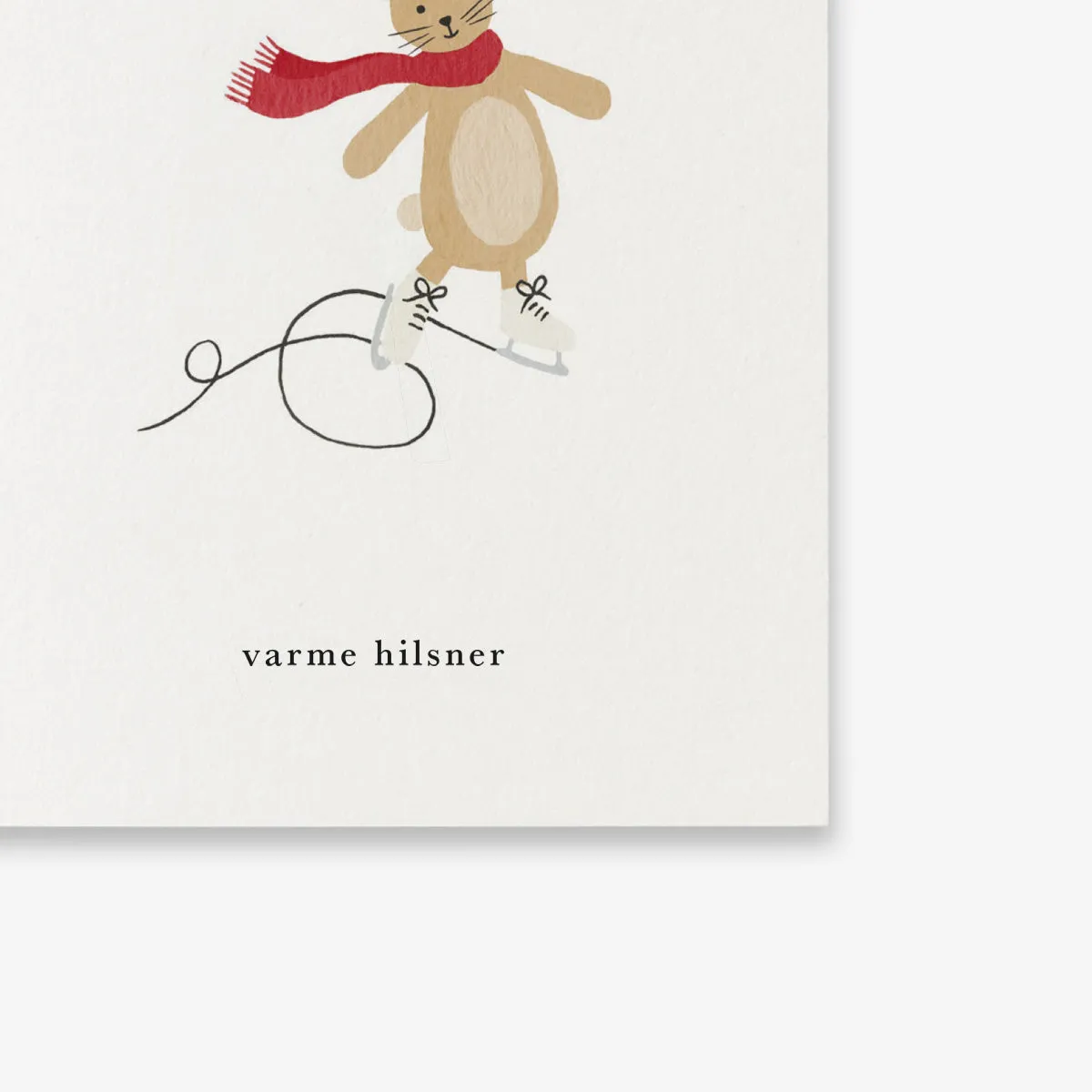 Kartotek Julekanin carte de vœux A7 varme hilsner