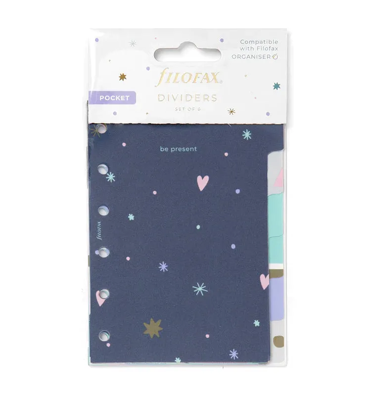 Filofax Good Vibes intercalaires Pocket plastique x6