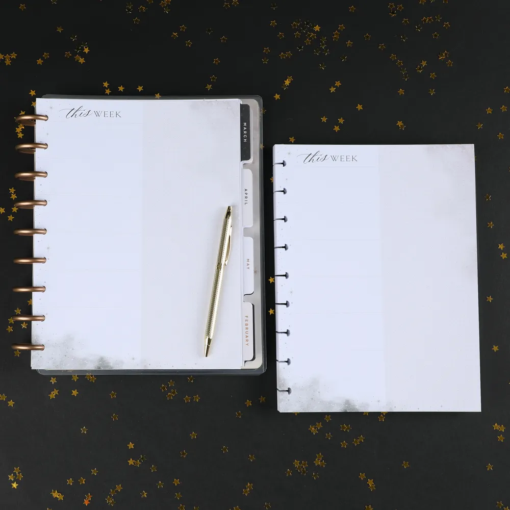 Happy Planner Celestial Elegance bloc-notes Classic 100 feuilles