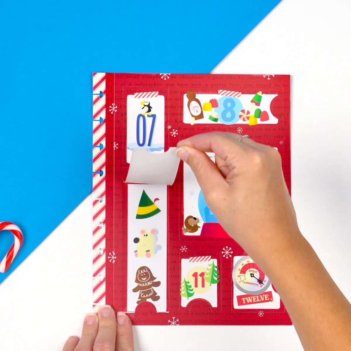 Happy Planner Elf calendrier avent stickers Noël