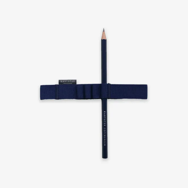 Kartotek Pen Strap A5 passant stylo bleu Oxford 4 stylos