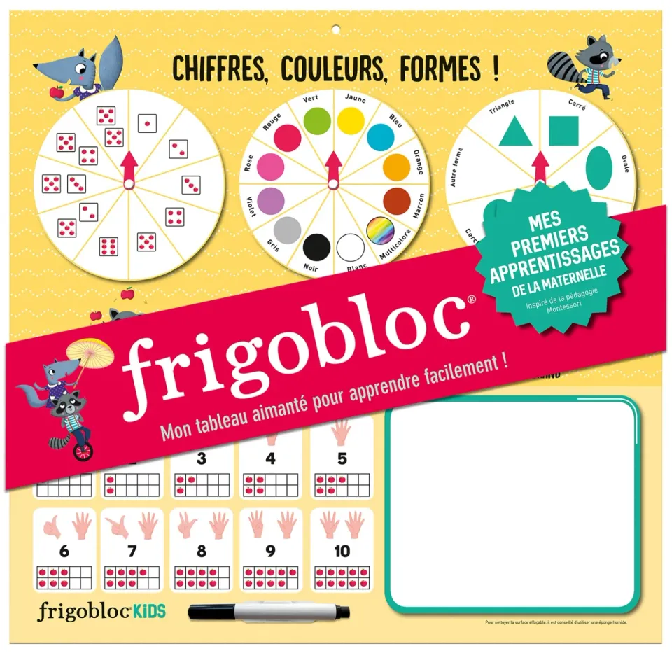 Frigobloc Mes premiers apprentissages bloc Montessori