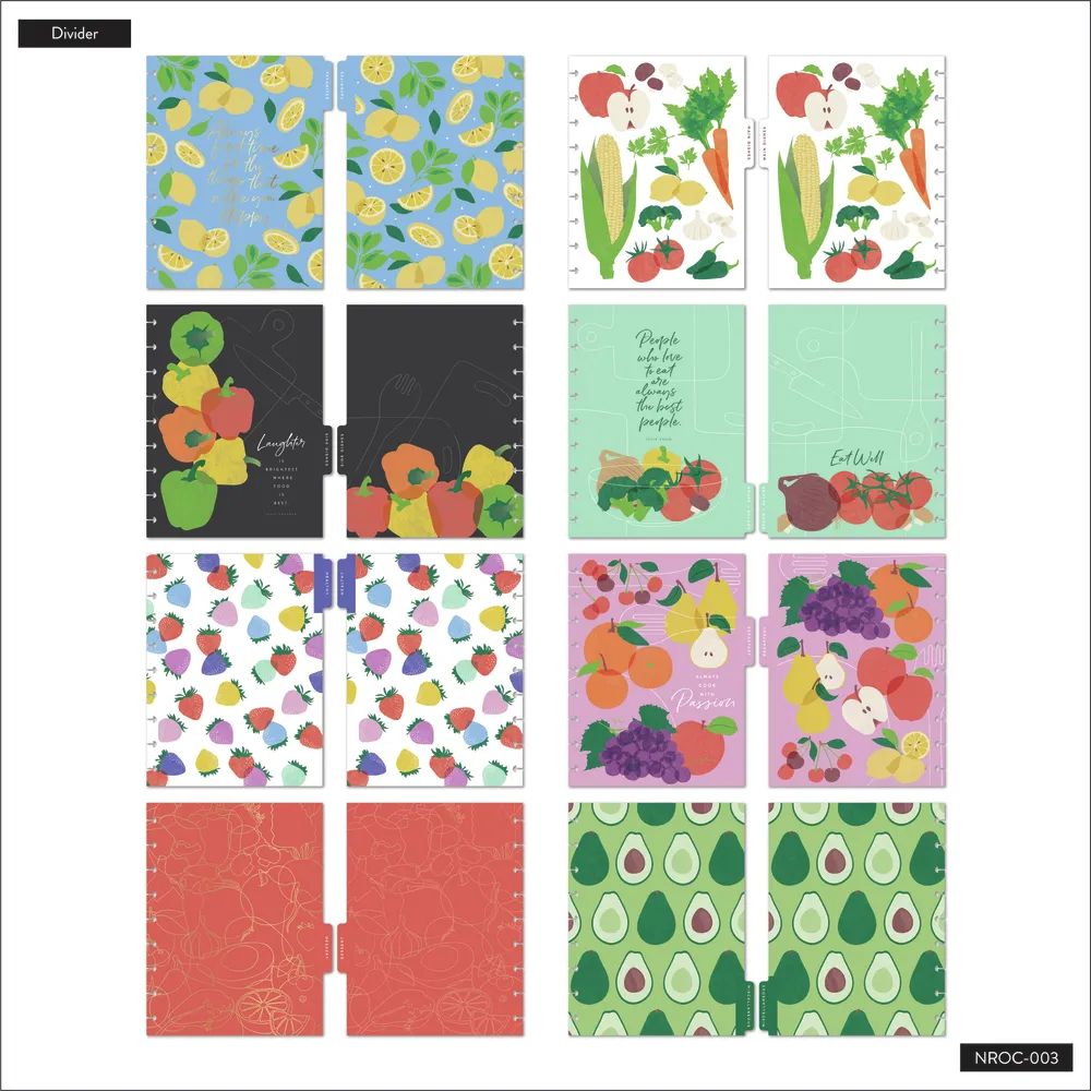 Happy Planner Cooking 101 organiseur recettes classic 81 feuilles