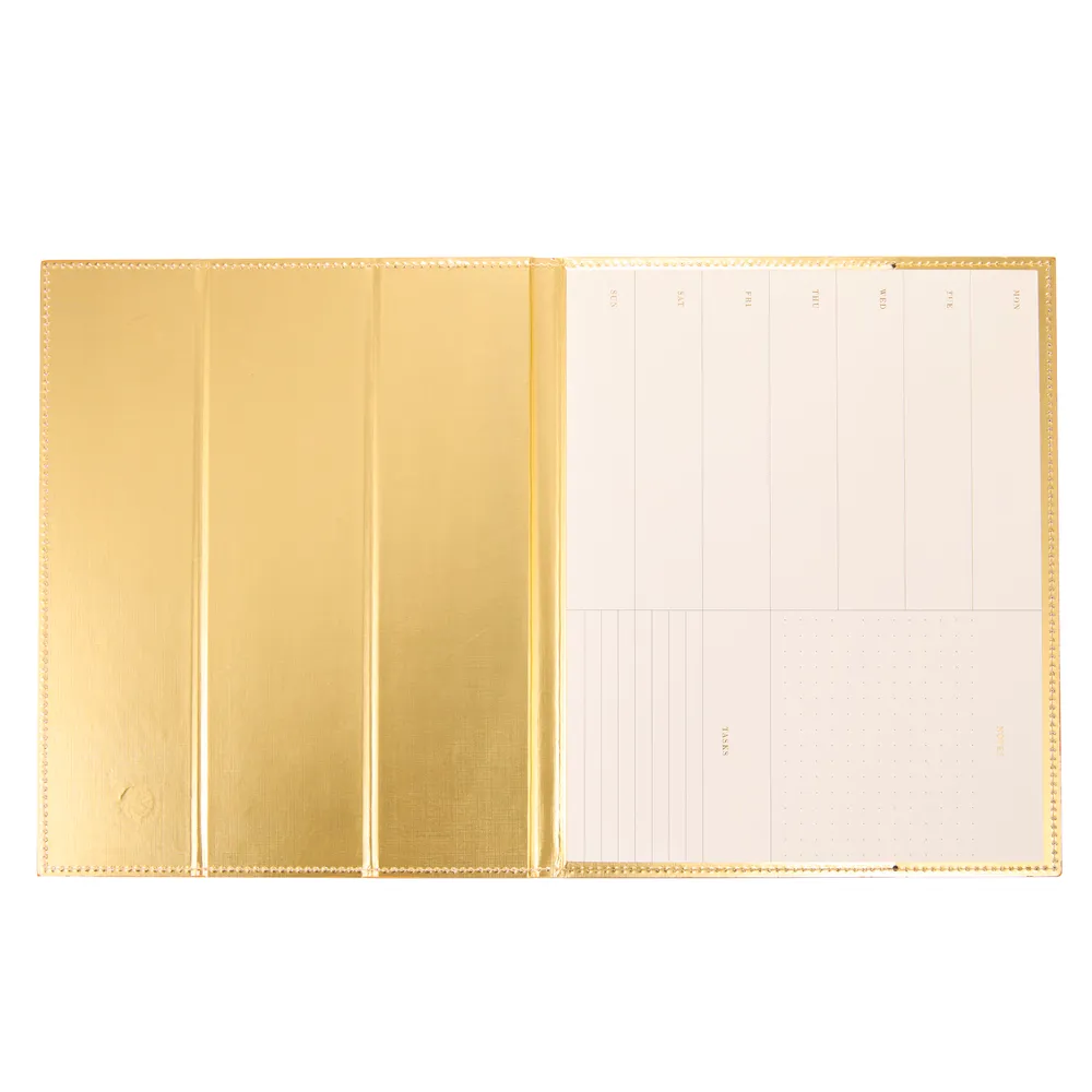 Happy Planner Work Life Golden bloc semainier chevalet 52 feuilles