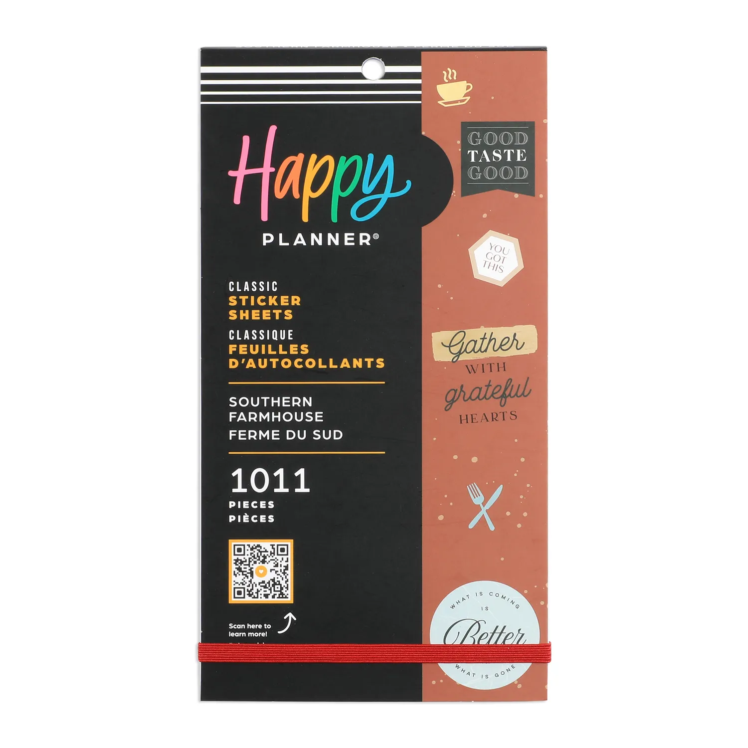 Happy Planner Southern Farmhouse organiseur recettes 162 fiches