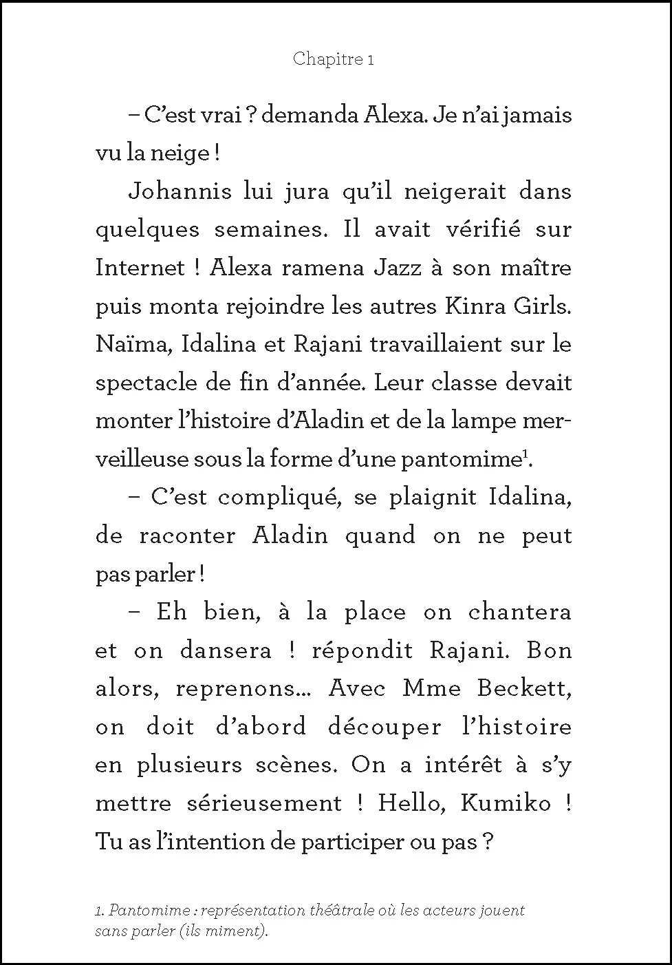 Kinra Girls Tome 6 livre La mystérieuse clé d'or