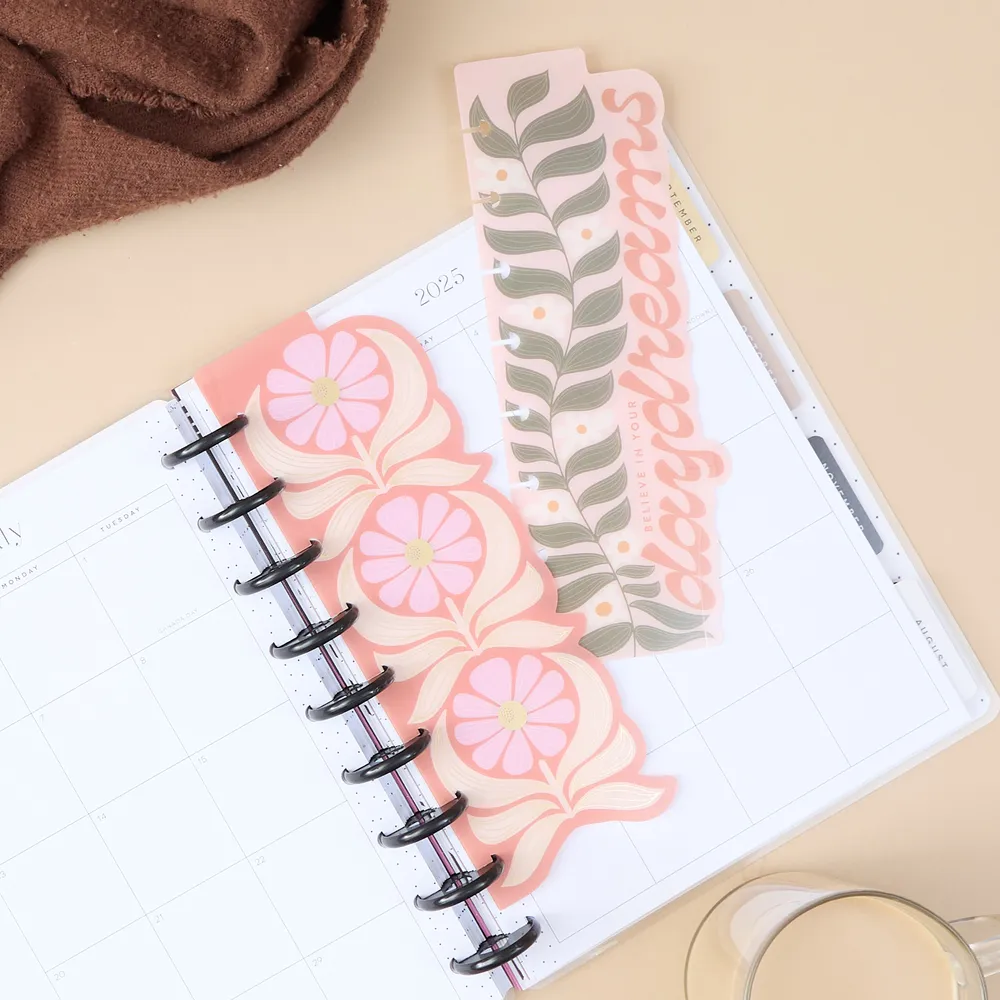 Happy Planner Desert Rose marque-pages classic lot 2 floral