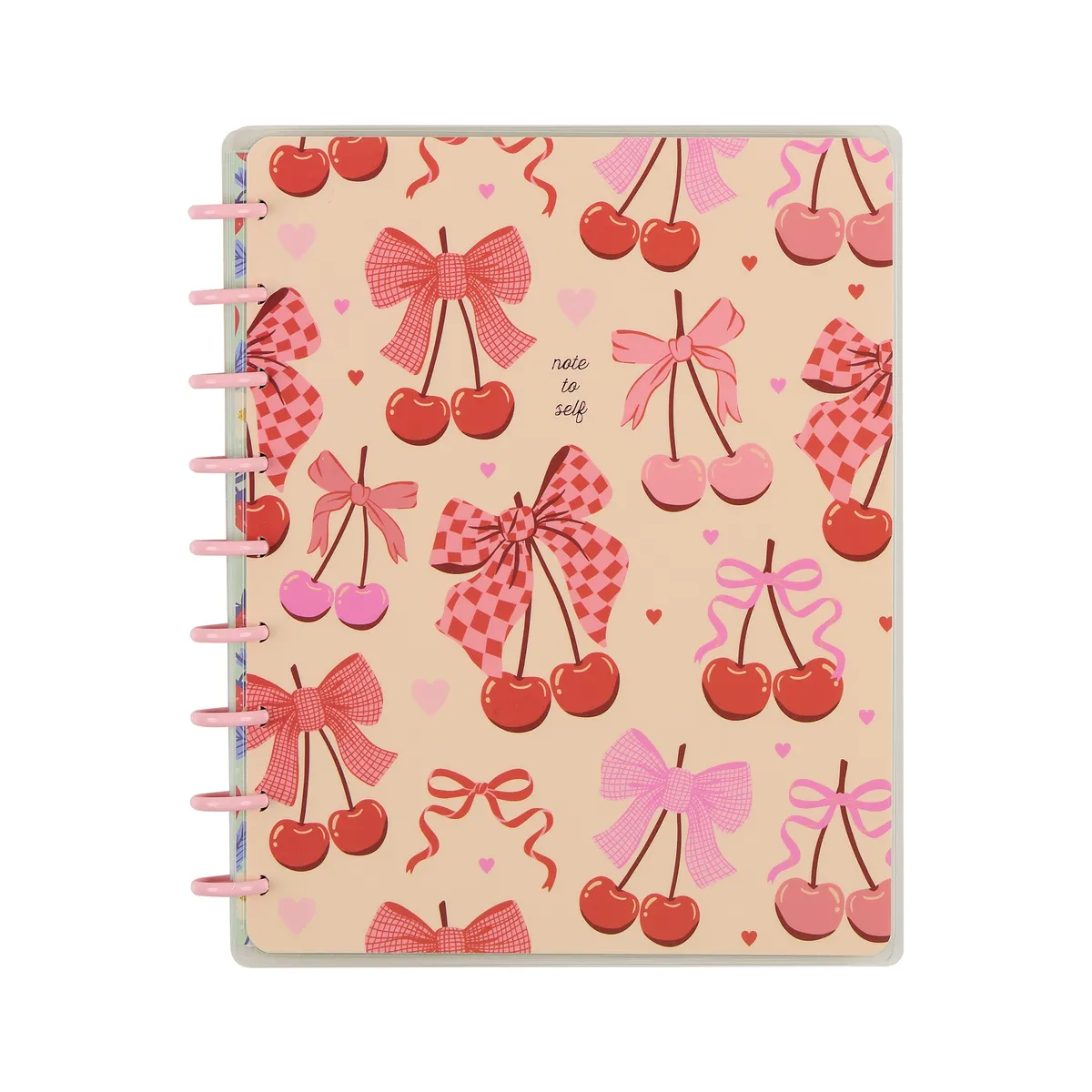 Happy Planner Fresh Start carnet Classic + 123 stickers cerise
