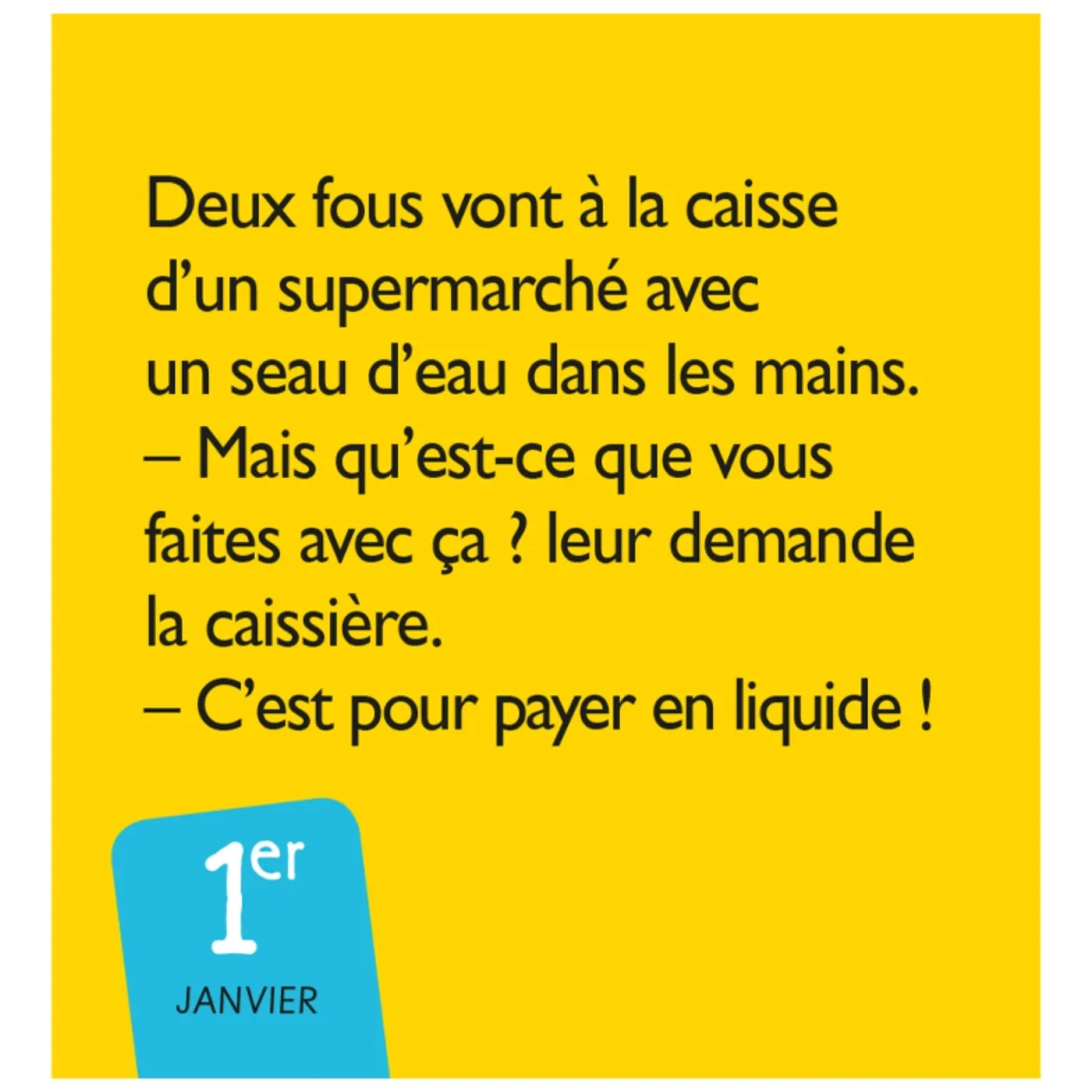 365 blagues de fous Mini calendrier enfant blagues récré