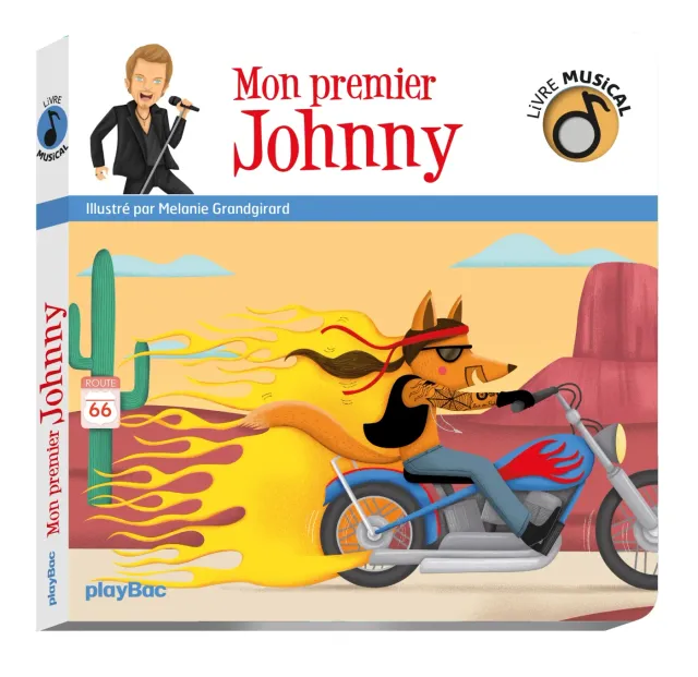 Frigobloc Mon premier Johnny livre musical bébé