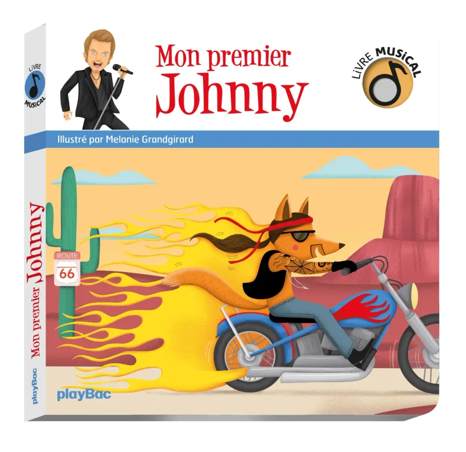 Frigobloc Mon premier Johnny livre musical bébé