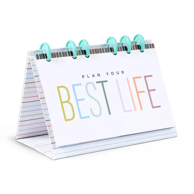 Happy Planner Plan Your Best Life calendrier bureau à anneaux