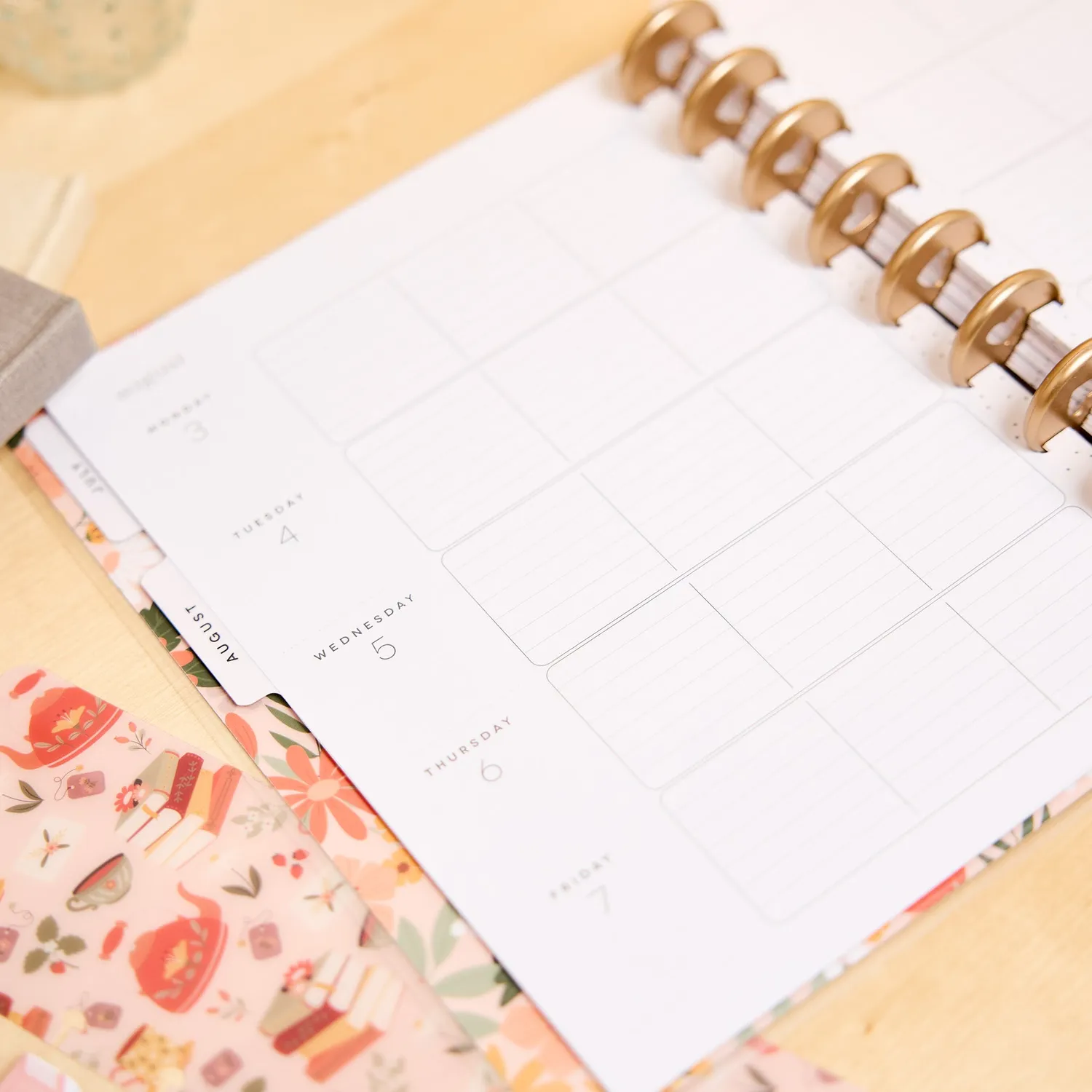 Happy Planner Reading Hour agenda enseignant Classic 2026-2027 coffret