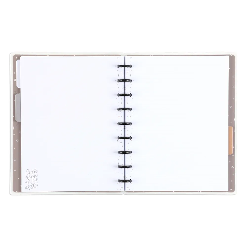 Happy Planner Bold & Free Classic carnet à disques ligné pointillé