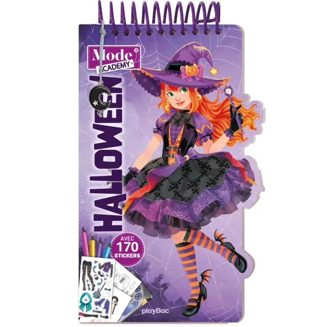 Frigobloc Mode Academy Halloween carnet créatif avec bracelet