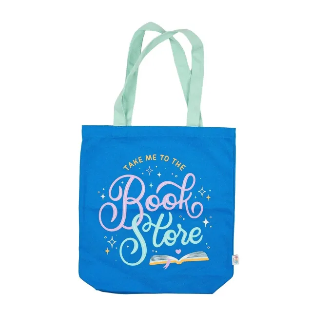 Happy Planner One More Chapter tote bag toile livre librairie