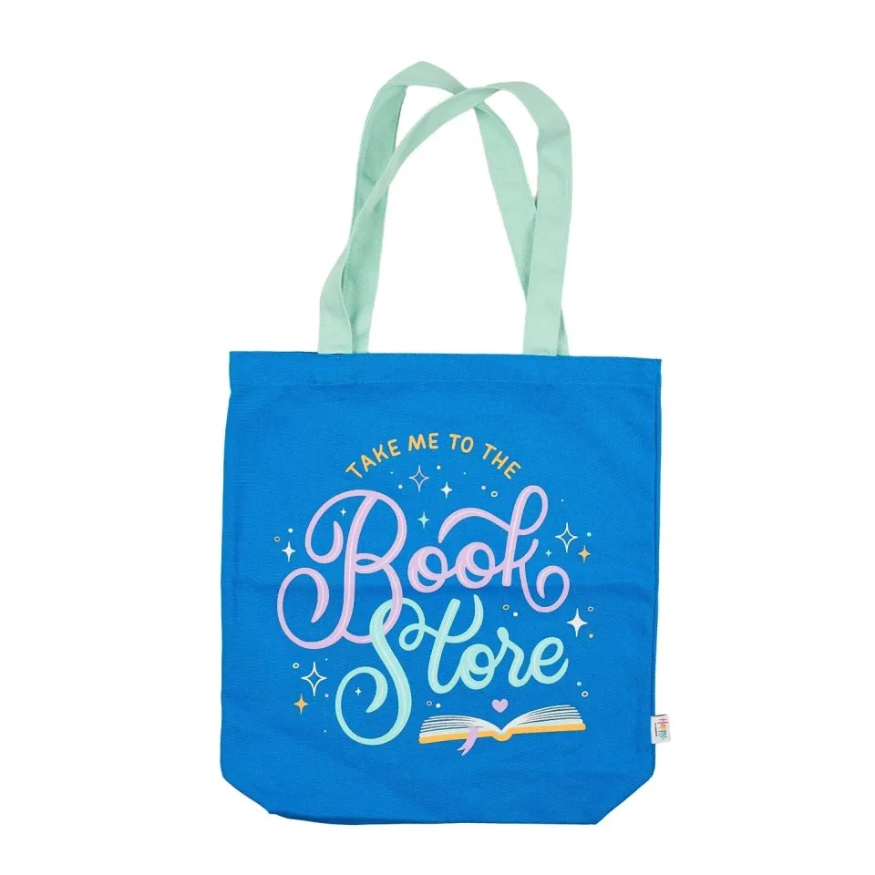 Happy Planner One More Chapter tote bag toile livre librairie