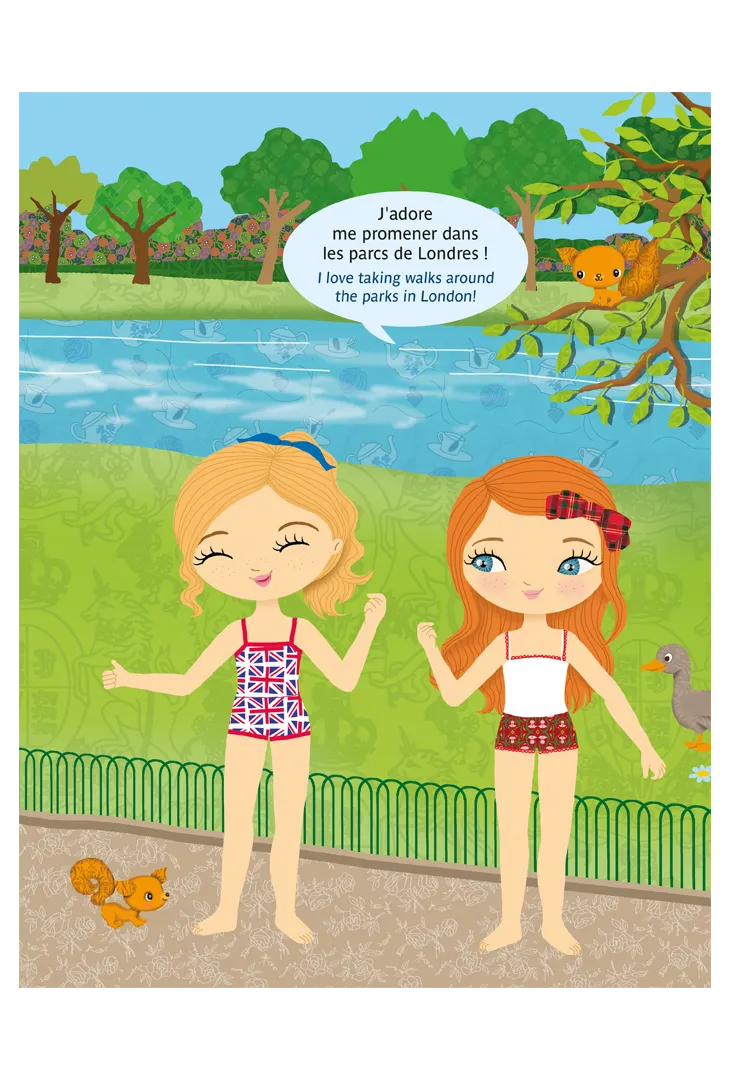 Frigobloc Minimiki Habille Kate au Royaume-Uni livre stickers 300 stickers